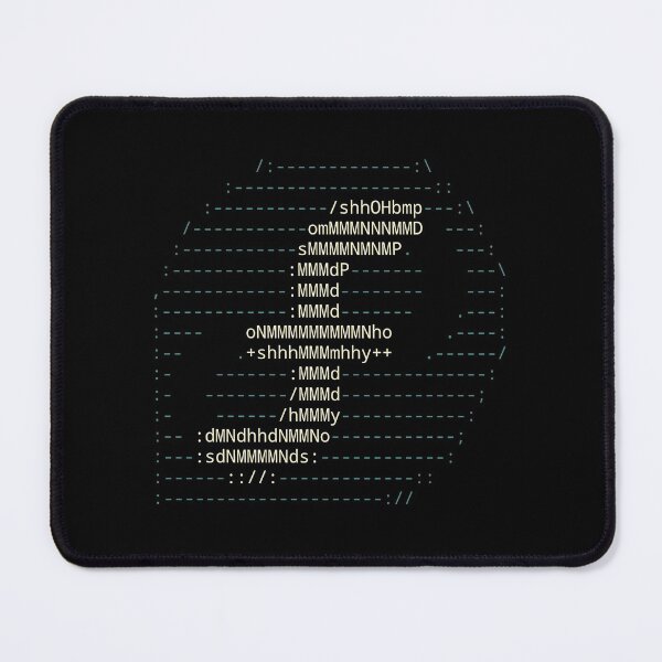 Item preview, Fedora Linux Neofetch ASCII Art Logo designed and sold by WhateverIs.