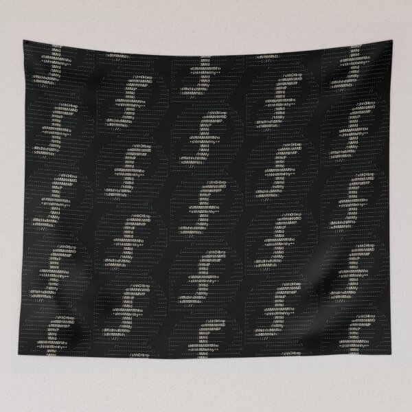 Item preview, Fedora Linux Neofetch ASCII Art Logo designed and sold by WhateverIs.