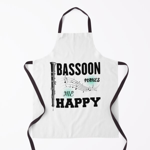 Item preview, Bassoon makes me Happy Funny music T-shirt designed and sold by theskyblue.