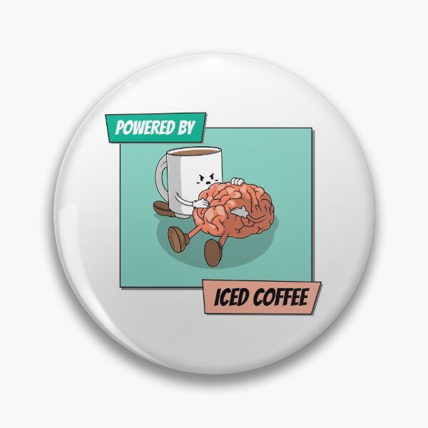 Item preview, Powered By Iced Coffee designed and sold by LKDesigns24.