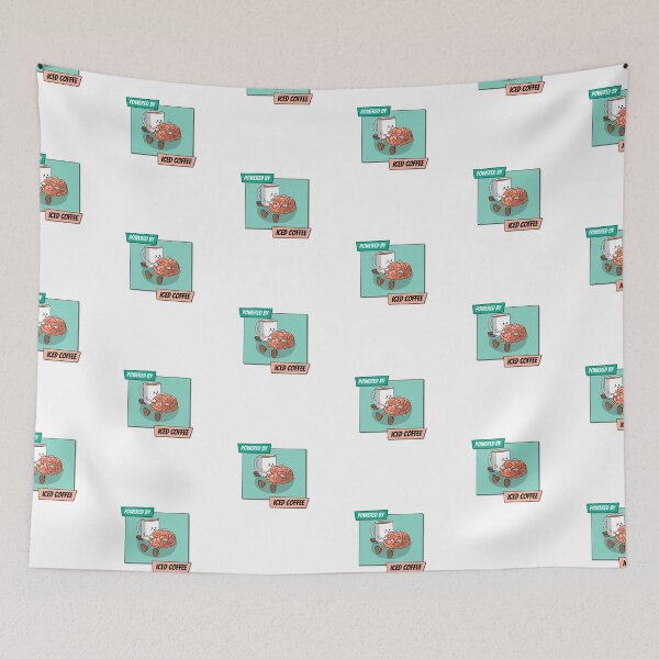 Item preview, Powered By Iced Coffee designed and sold by LKDesigns24.