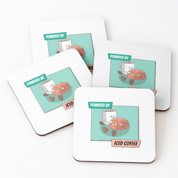 Item preview, Powered By Iced Coffee designed and sold by LKDesigns24.