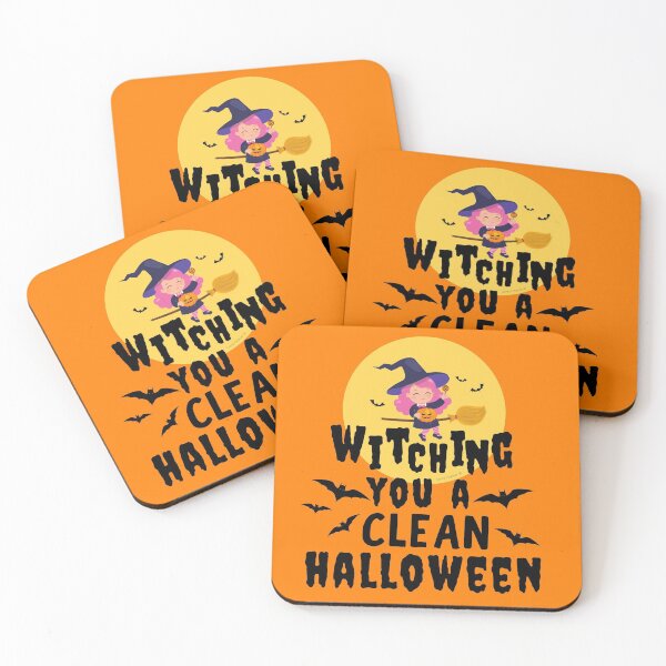 Item preview, Witching You A Clean Halloween House Cleaner on a Broom designed and sold by SavvyCleaner.