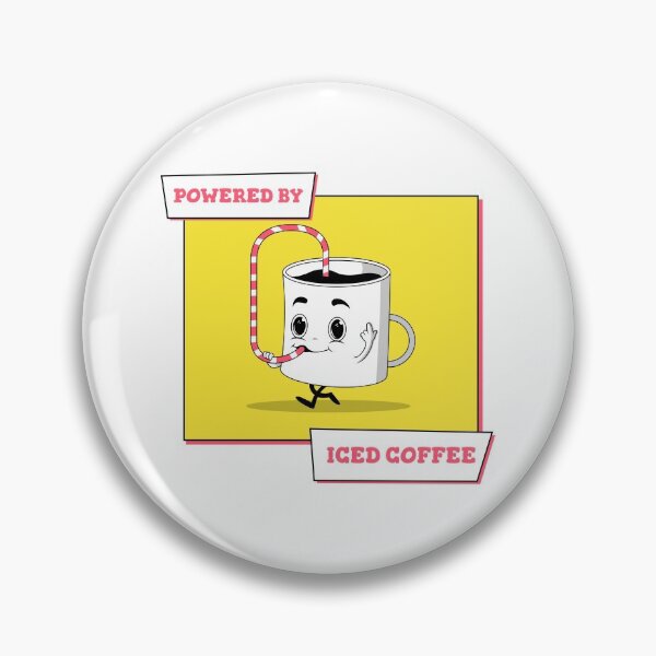 Item preview, Powered By Iced Coffee designed and sold by LKDesigns24.