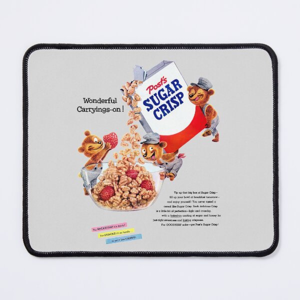 Item preview, SUGAR BREAKFAST CEREAL - ADVERT designed and sold by ThrowbackAds.