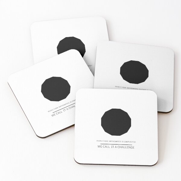 Item preview, PEOPLE THINK MATHEMATICS IS COMPLICATED, WE CALL IT A CHALLENGE designed and sold by djaber1998.
