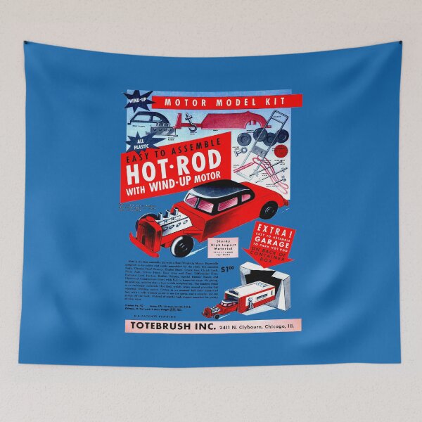 Item preview, HOT ROD MODEL KIT - ADVERT designed and sold by ThrowbackAds.