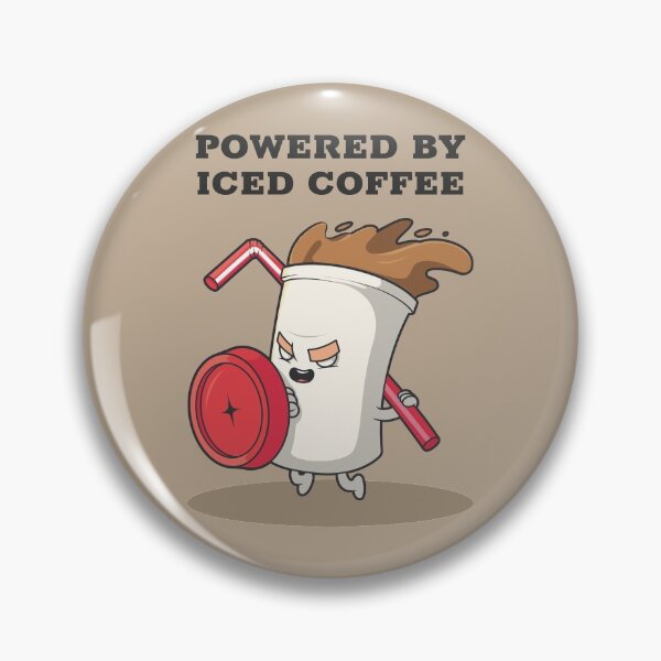 Item preview, Powered By Iced Coffee designed and sold by LKDesigns24.