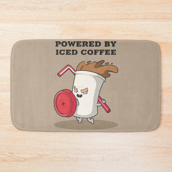 Item preview, Powered By Iced Coffee designed and sold by LKDesigns24.
