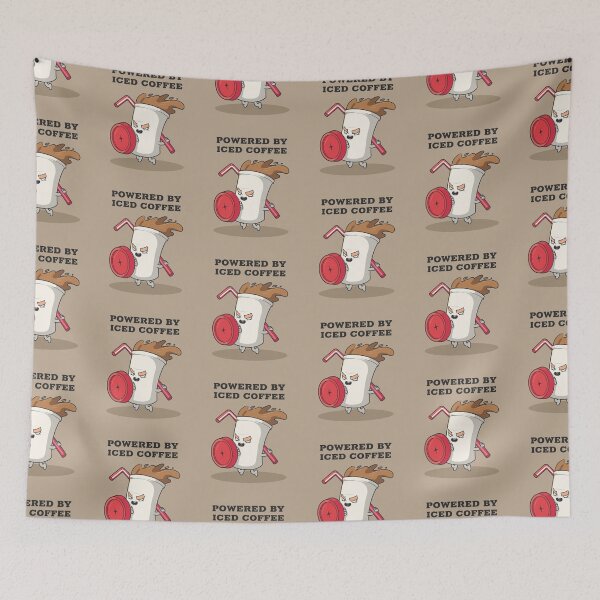 Item preview, Powered By Iced Coffee designed and sold by LKDesigns24.