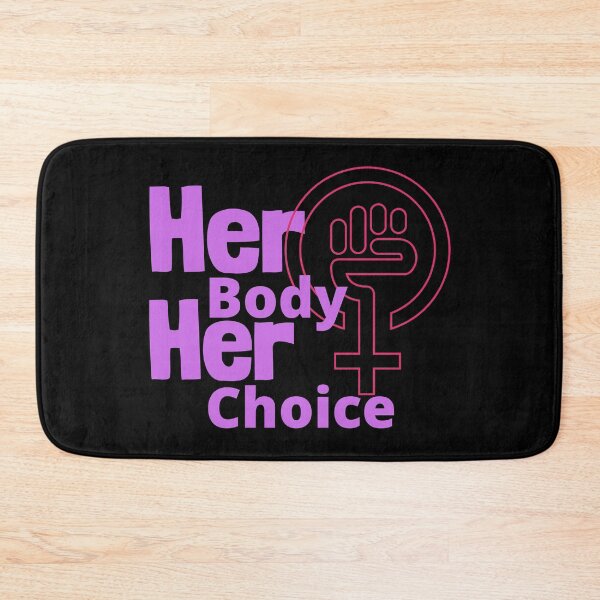 Item preview, Her Body Her Choice Women's Rights Design designed and sold by EarthArtDesigns.