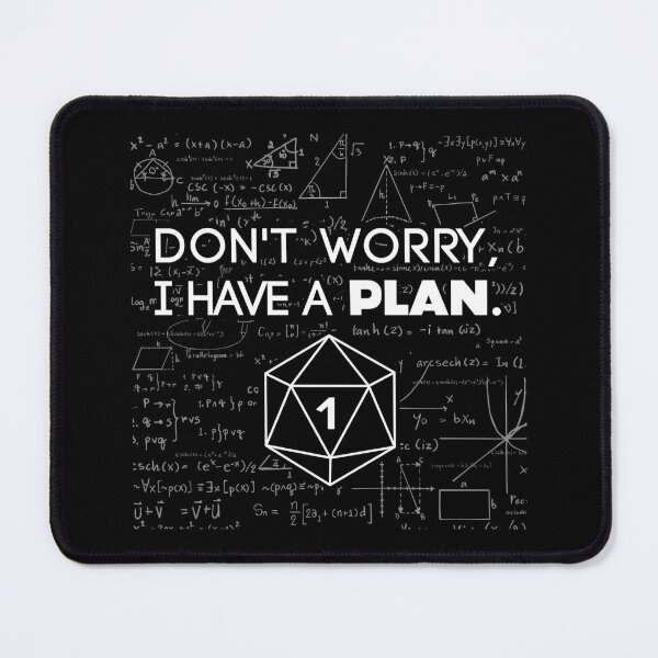 Item preview, Don't Worry i Have A Plan Critical Fail Funny Dungeons And Dragons DND D20 Lover designed and sold by PhuongTran909.