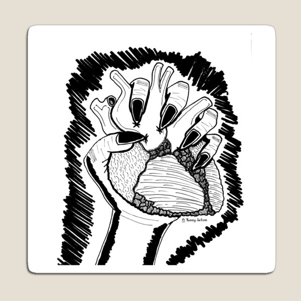 Squeeze for Inktober Magnet