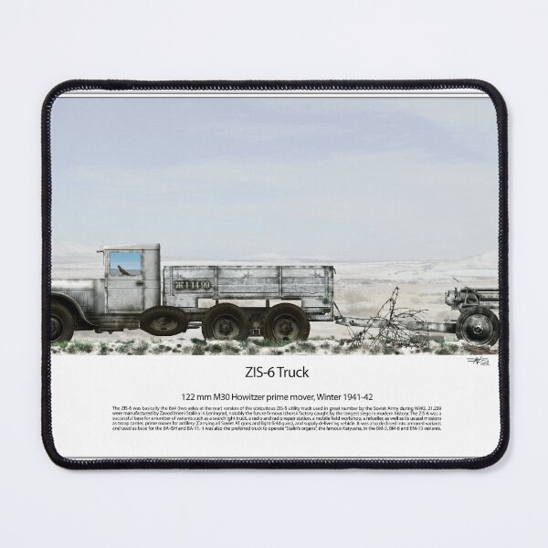 Item preview, ZIS-6 truck towing M30 Howitzer designed and sold by TheCollectioner.