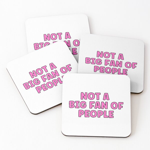 Item preview, Not A Big Fan of People - Funny Introvert designed and sold by PinkPerfect.
