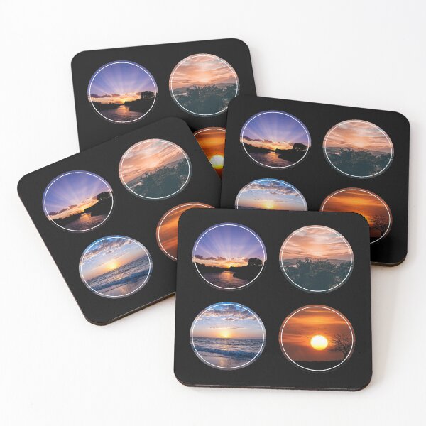 Item preview, Beautiful Glowing Golden Beach Mountain Savanna River Sunsets designed and sold by thecooltable.