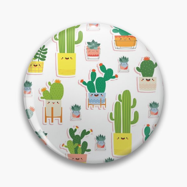 Item preview, Cute Cactus plant - smiley Cactus designed and sold by cruzzcreation.