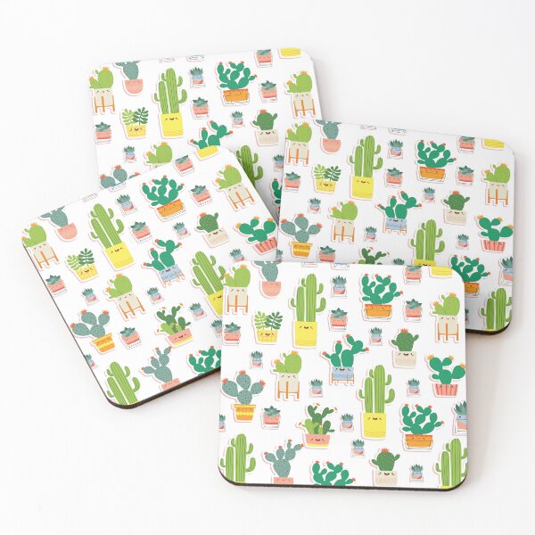 Item preview, Cute Cactus plant - smiley Cactus designed and sold by cruzzcreation.