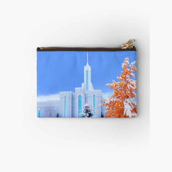 Item preview, Mt. Timpanogos Temple Early Snow 20x24 designed and sold by Ken Fortie.