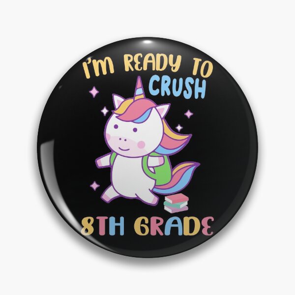 Item preview, I'm Ready To Crush 8th Grade Cute Unicorn First Day Back To School designed and sold by Yamilex-Mora.
