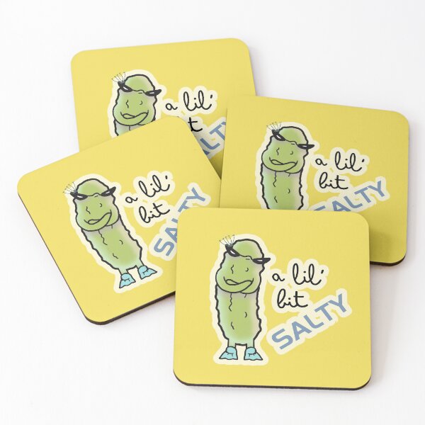 Item preview, Un poco salado - Funny Mood Pickle Pun III designed and sold by ViewerEqualsPhoton.