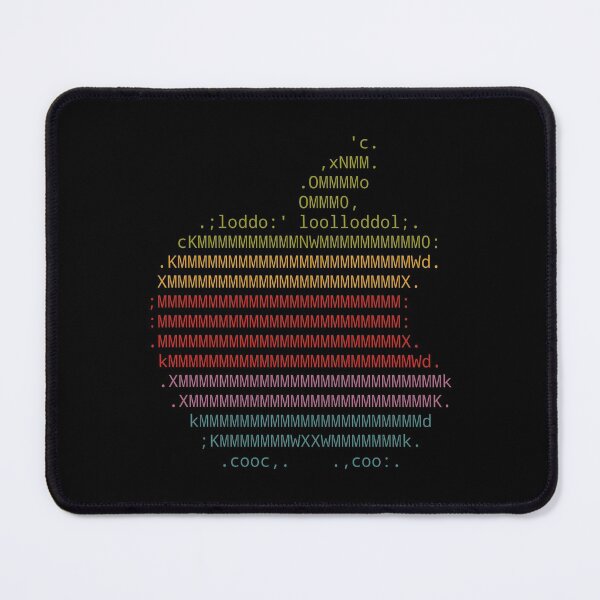 Item preview, MacOS Neofetch ASCII Art Logo designed and sold by WhateverIs.