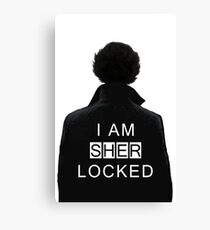 I am SHERlocked Canvas Print