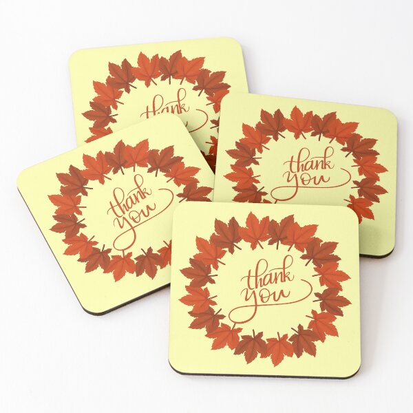 Item preview, Thank You Background With Autumn Leaves designed and sold by risingrocket.