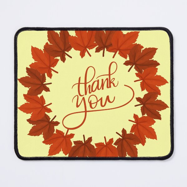 Item preview, Thank You Background With Autumn Leaves designed and sold by risingrocket.