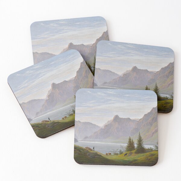 Item preview, Landschaft mit_Gebirgssee, Morgen - Caspar_David_Friedrich  designed and sold by Vintage Designs +.