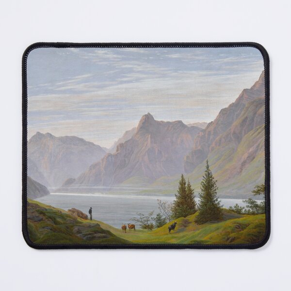 Item preview, Landschaft mit_Gebirgssee, Morgen - Caspar_David_Friedrich designed and sold by Vintage Designs +.