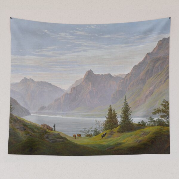 Item preview, Landschaft mit_Gebirgssee, Morgen - Caspar_David_Friedrich  designed and sold by Vintage Designs +.