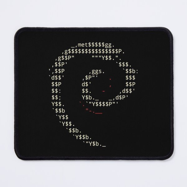 Item preview, Debian Linux Neofetch ASCII Art Logo designed and sold by WhateverIs.