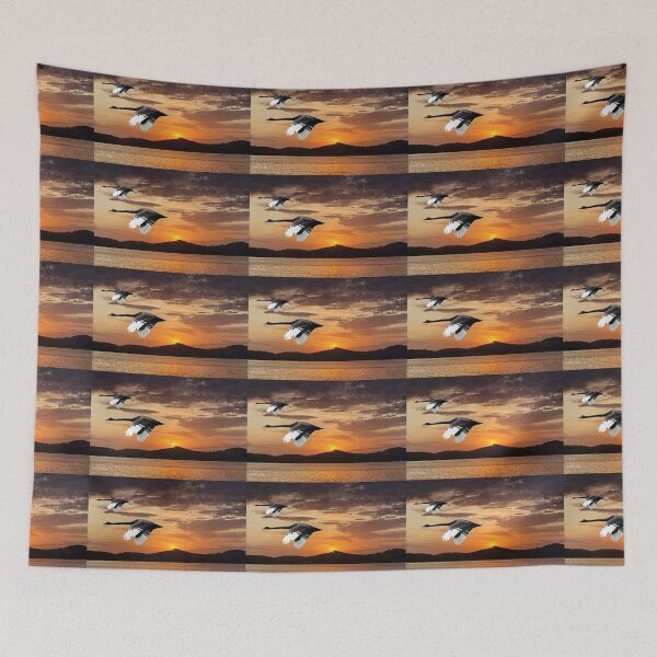 Item preview,  Two Swans at Dawn. Waterscape Sunrise with Water Reflections designed and sold by sunnypicsoz.