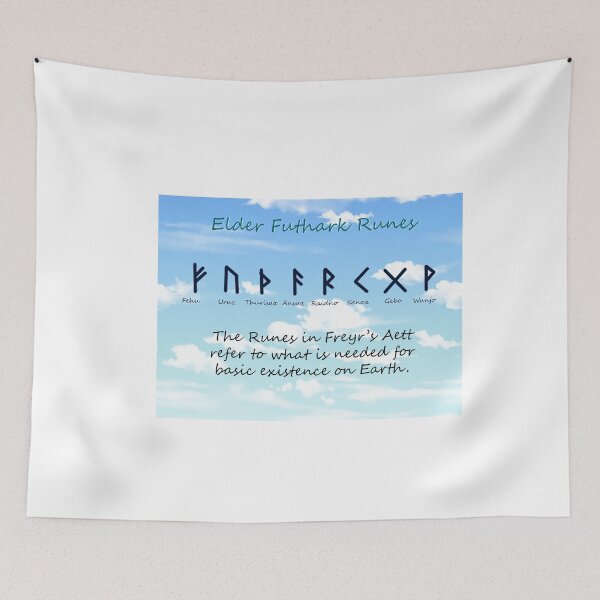 Item preview, Elder Futhark Runes - Freyr's Aett designed and sold by bluesilverwind.