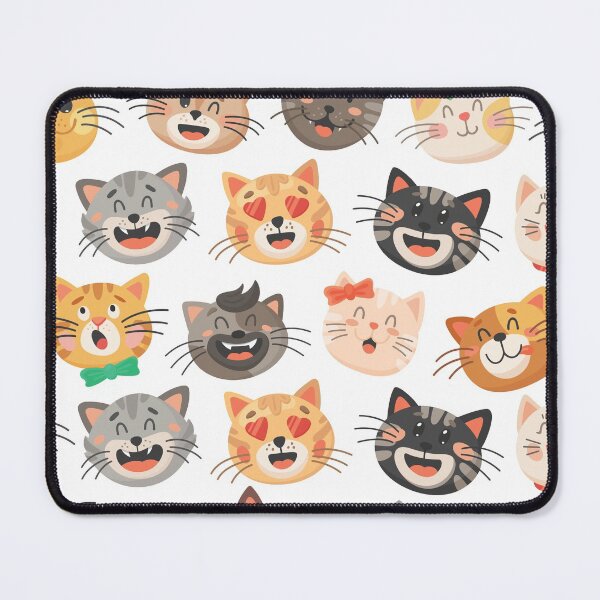 Item preview, Cute and beautiful cat head pattern designed and sold by cruzzcreation.