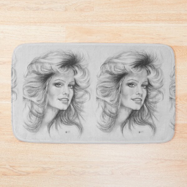 Aperçu de l'œuvre Farrah en graphite créée et vendue par BarbBarcikKeith.