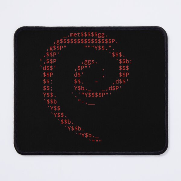 Item preview, Debian Linux Neofetch ASCII Art Logo Red designed and sold by WhateverIs.
