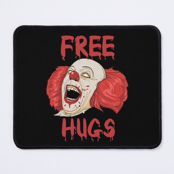 Item preview, Free Hugs Halloween Evil Killer Scary Clown Horror T shirt designed and sold by pannolinno.