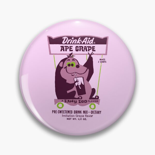 Item preview, APE GRAPE - FLAVORED DRINK PACKAGING designed and sold by ThrowbackAds.