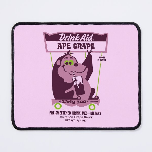 Item preview, APE GRAPE - FLAVORED DRINK PACKAGING designed and sold by ThrowbackAds.