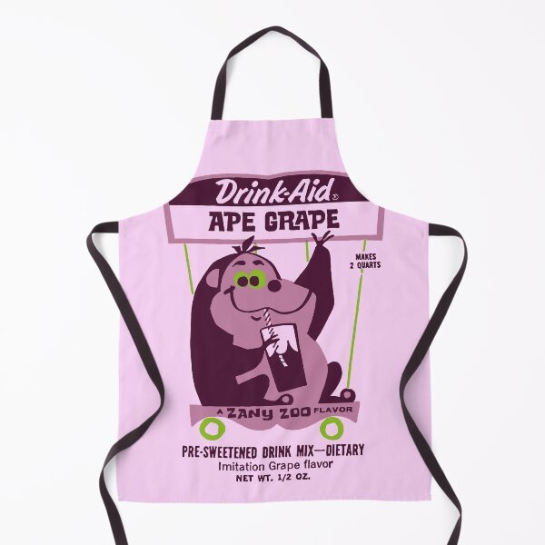 Item preview, APE GRAPE - FLAVORED DRINK PACKAGING designed and sold by ThrowbackAds.