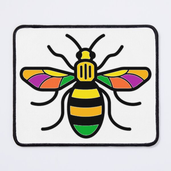 Item preview, Manchester Bee, a variation with colour  designed and sold by PicsByTony.