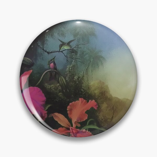 Item preview, Two orchids and hummingbirds designed and sold by freedom-dream.