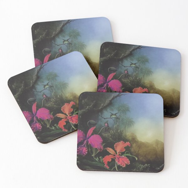 Item preview, Two orchids and hummingbirds designed and sold by freedom-dream.