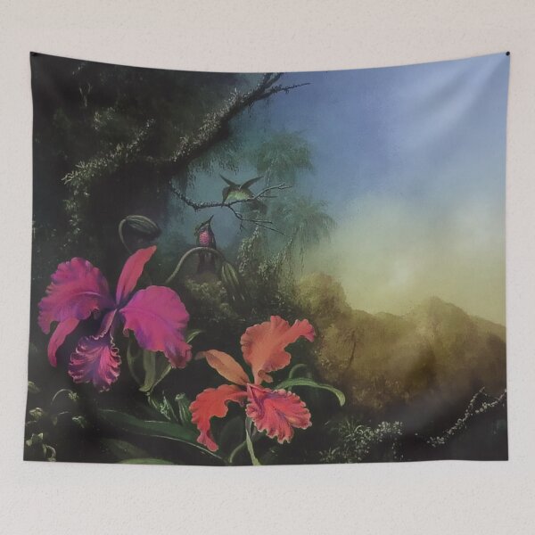 Item preview, Two orchids and hummingbirds designed and sold by freedom-dream.