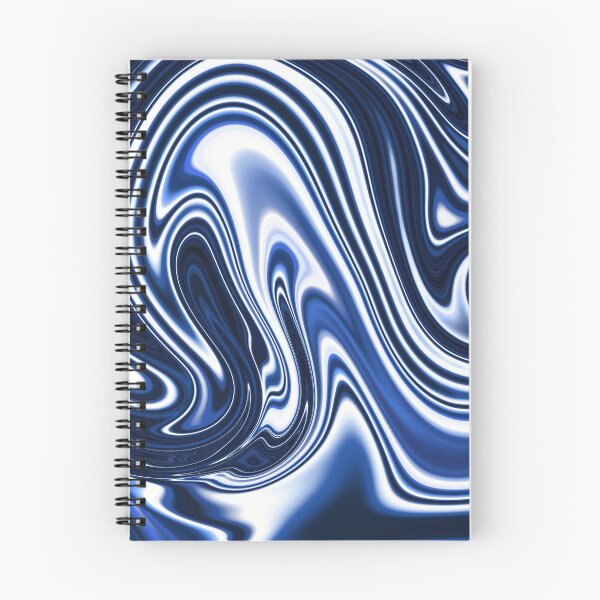 Item preview, Holographic Dark Blue Silk Marble Design designed and sold by PrettyPage.