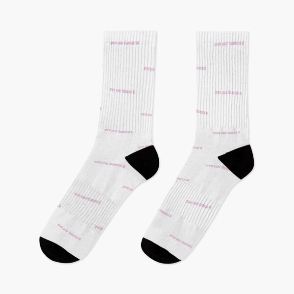 Item preview, grow your financial IQ white and pink designed and sold by LePetitAtelierG.