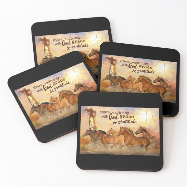 Item preview, Horses Start Each Day With God Grace And Gratitude  designed and sold by Susanspy007.
