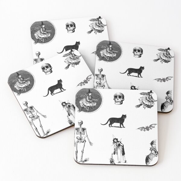 Item preview, Vintage Halloween Illustration & Sticker Pack designed and sold by Bellathewilde.